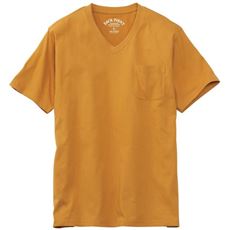【男女兼用】綿100%VネックTシャツ(半袖)
