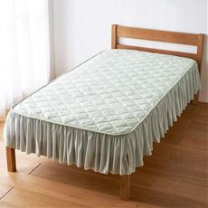 フリル付き置くだけパッドシーツ(吸汗速乾・ルクール)