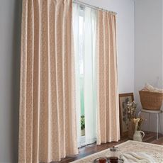 【形状記憶】遮熱保温・遮音・遮光ジャカード織カーテン