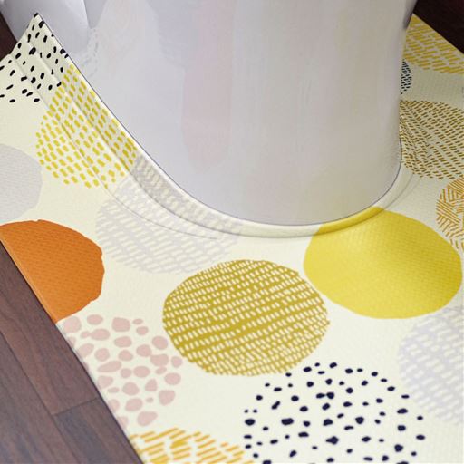 スキマにピタッ! PVCトイレマット