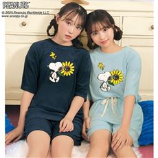 スヌーピーひまわり柄ルームウェア