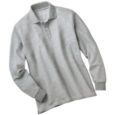 【男女兼用】ドライ長袖ポロシャツ/吸汗・速乾・抗菌防臭・UVカット機能付き