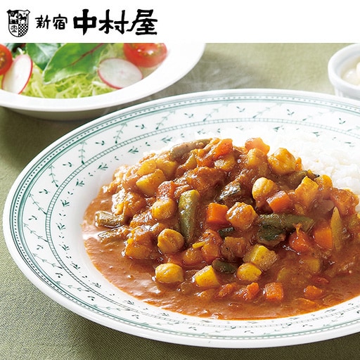 「新宿中村屋」プチカレー 彩り野菜と豆 - セシール