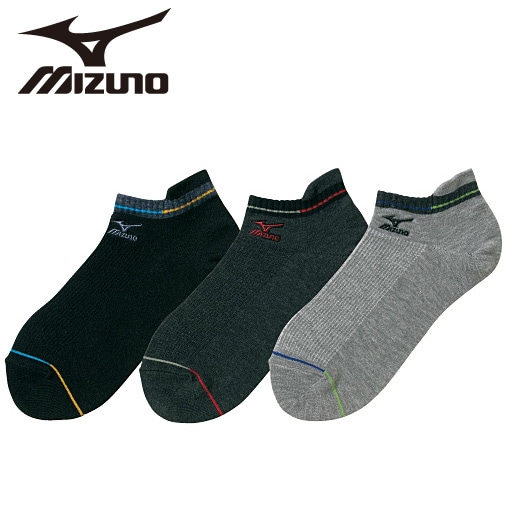 【メンズ】 MIZUNOソックス・3足組 - セシール